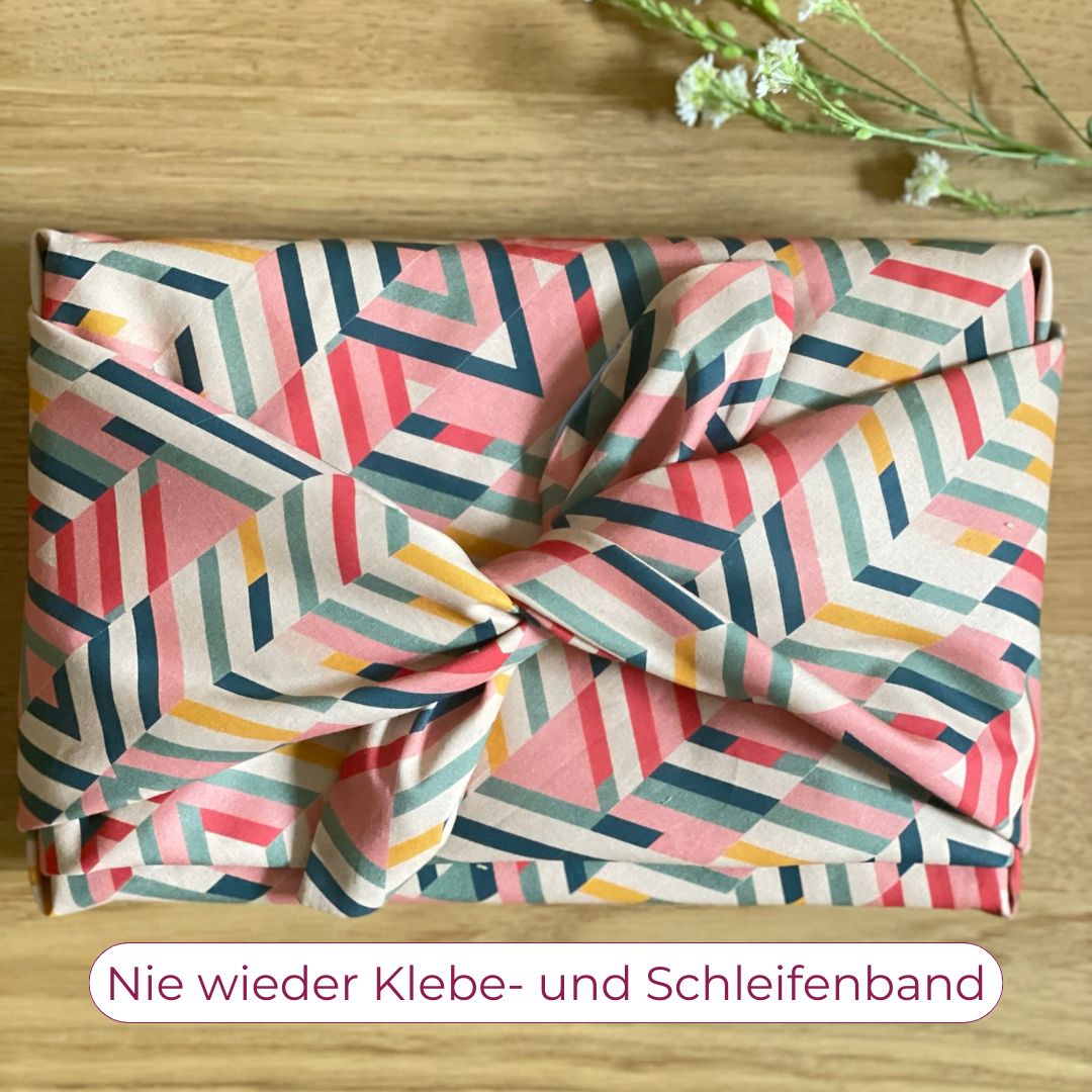 Furoshiki mit Streifen Muster