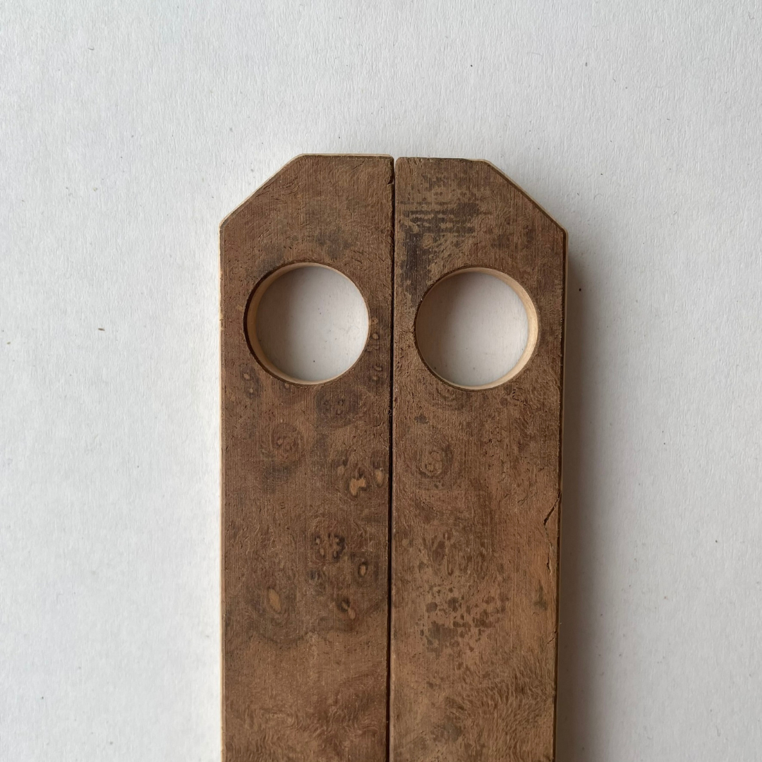 Furoshiki Holzgriff Vollholz funiert