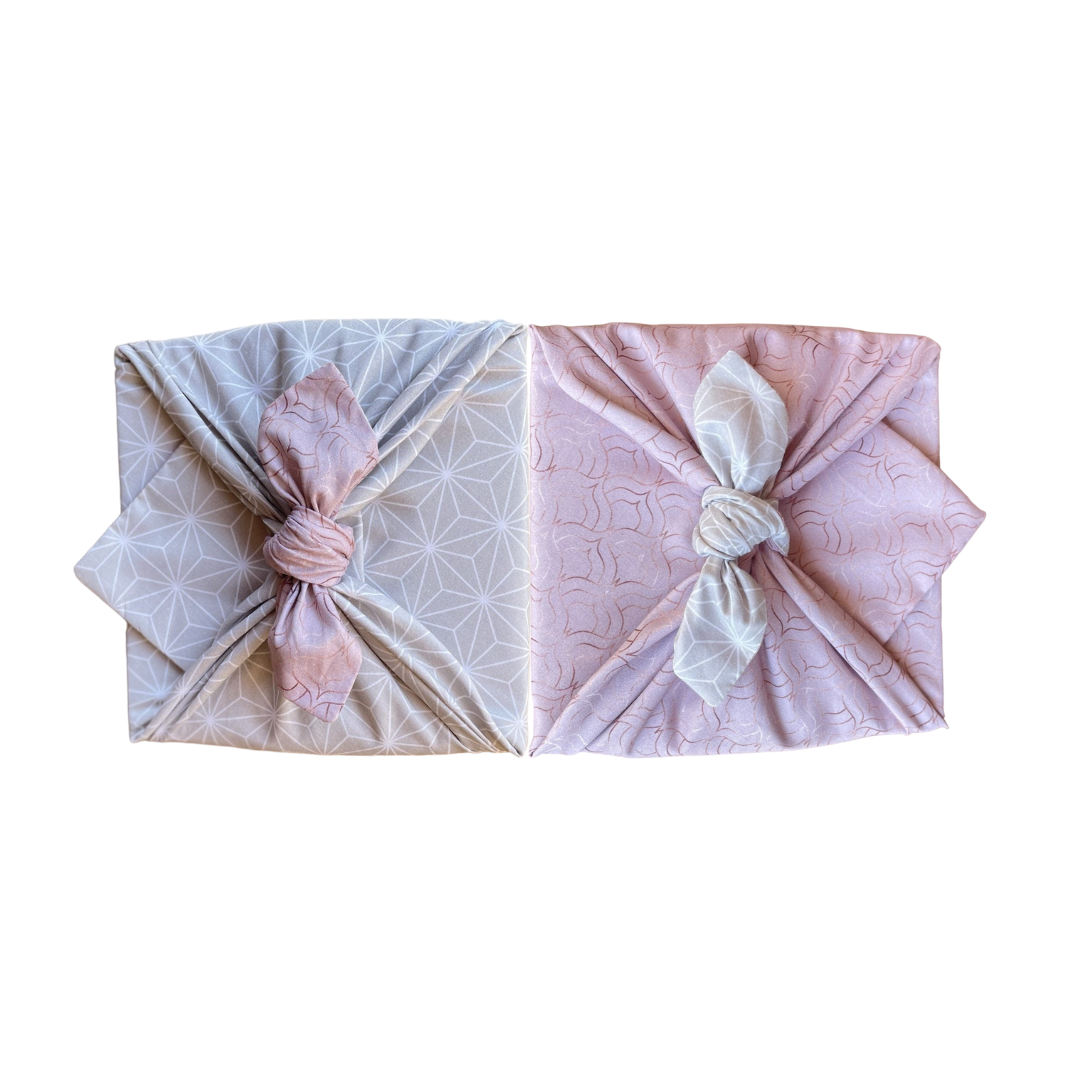 Furoshiki Weihnachten, doppelseitige Furoshiki, Schenken ohne Müll, Furoshiki, Furoshiki Tuch doppelseitig, Furoshiki mit Sternen, Furoshiki, Geschenktuch Weihnachten