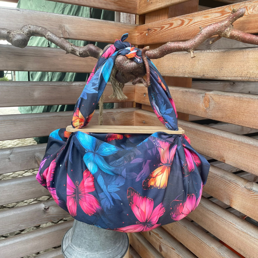 Furoshiki Holzgriff Vollholz funiert