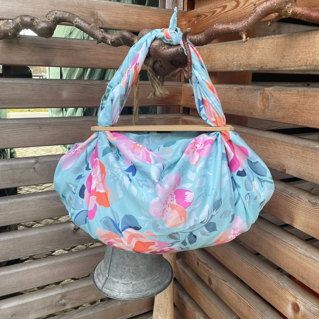 Furoshiki Holzgriff Vollholz funiert