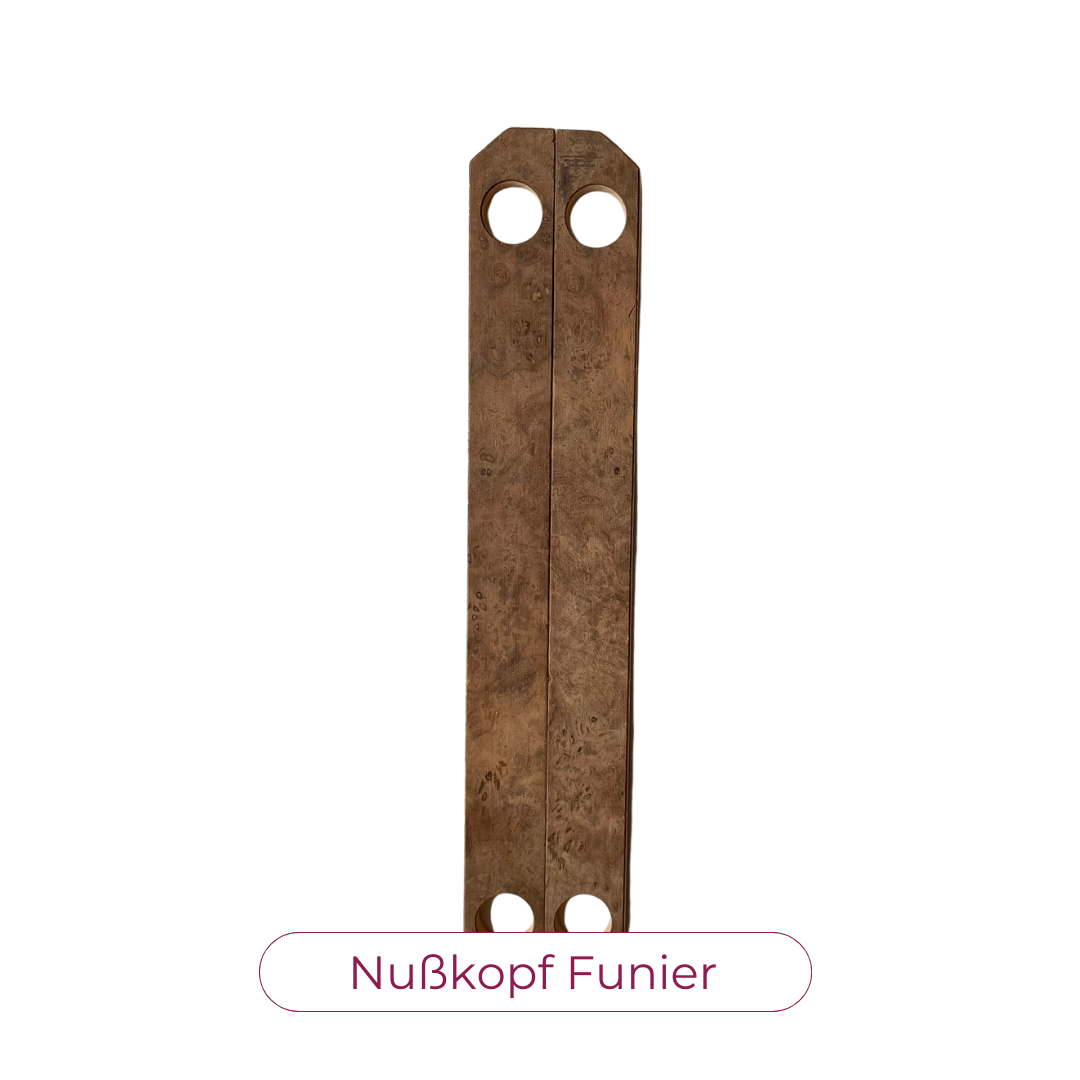 Furoshiki Holzgriff Vollholz funiert