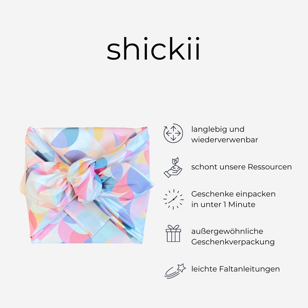 Furoshiki, Furoshiki Set, Furoshiki 4er Set, Furoshiki Weihnachten, Furoshike cloth, nachhaltig Schenken, Geschenkverpackung, Geschenktuch, Furoshiki Tuch, Zero waste Schenken, Geschenk für die Frau