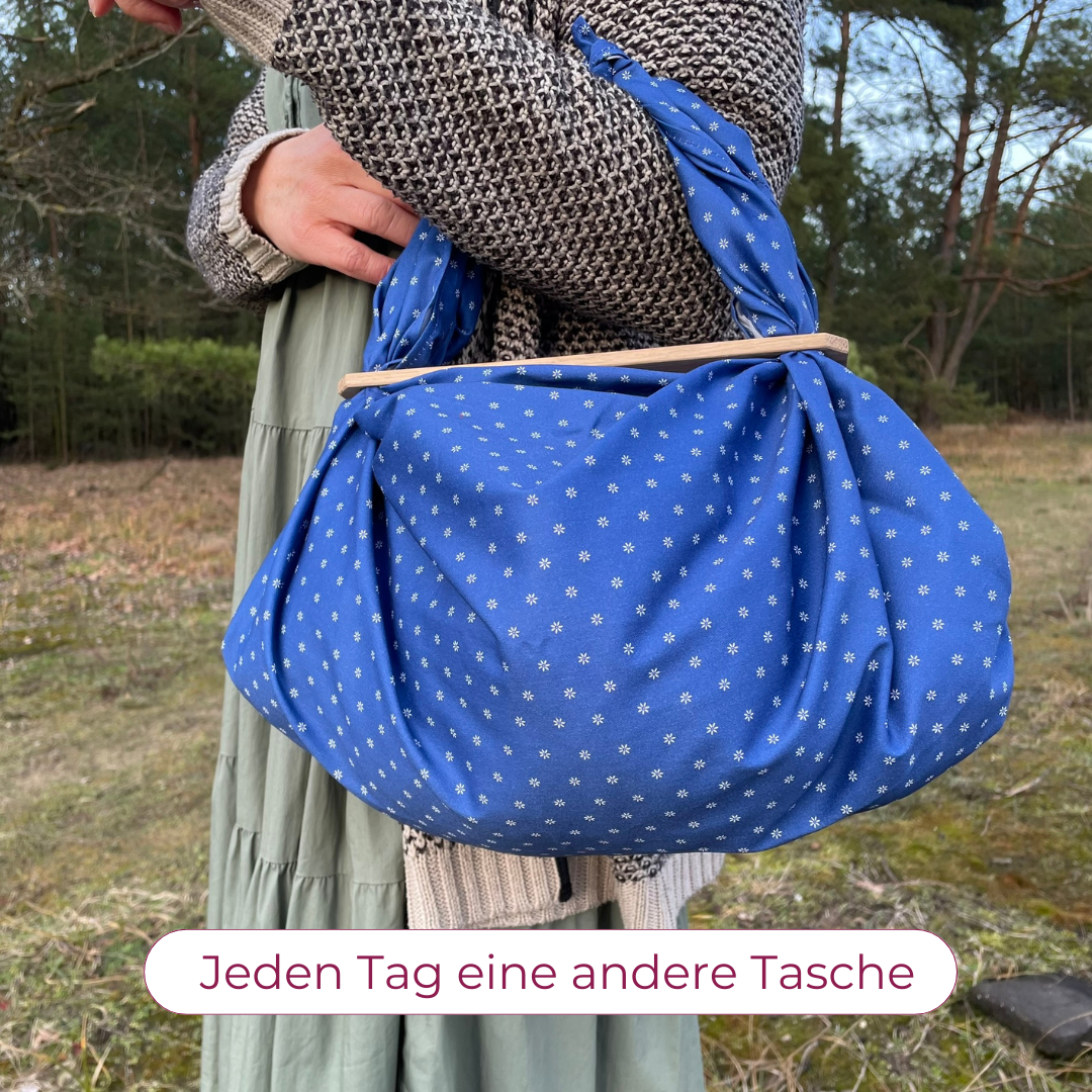 Furoshiki Holzgriff Vollholz funiert