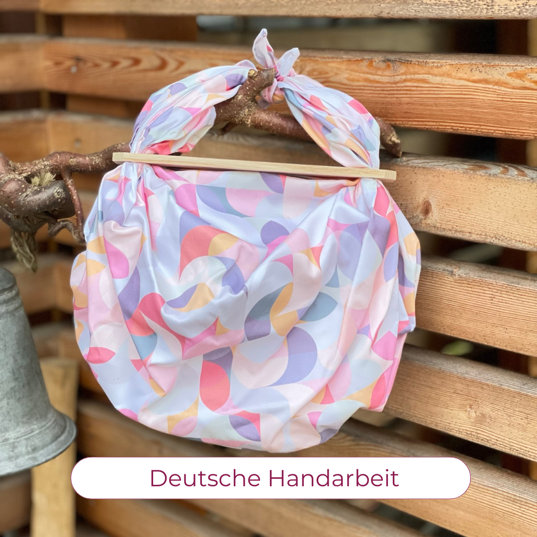 Furoshiki Holzgriff Vollholz funiert