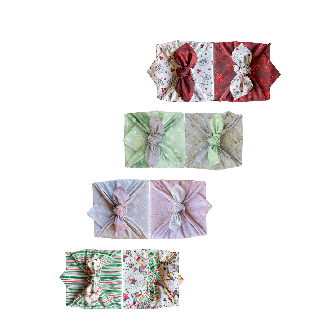 4er Set doppelseitige Weihnachten