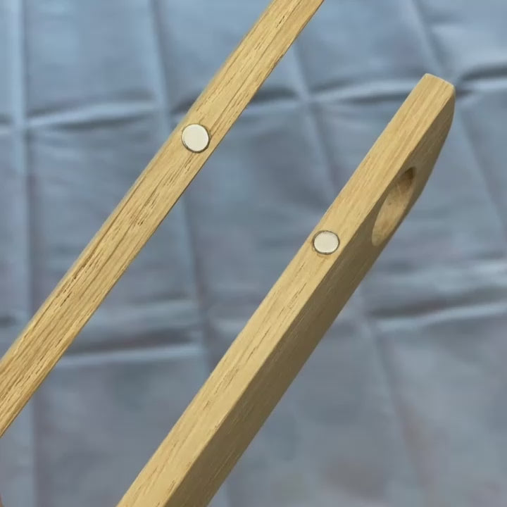 Patchin, Holzgriff Furoshiki, Furoshiki Holzgriff aus Altholz, Furoshiki Holzgriff aus Eiche, Patchin Furoshiki, Furoshiki Bag