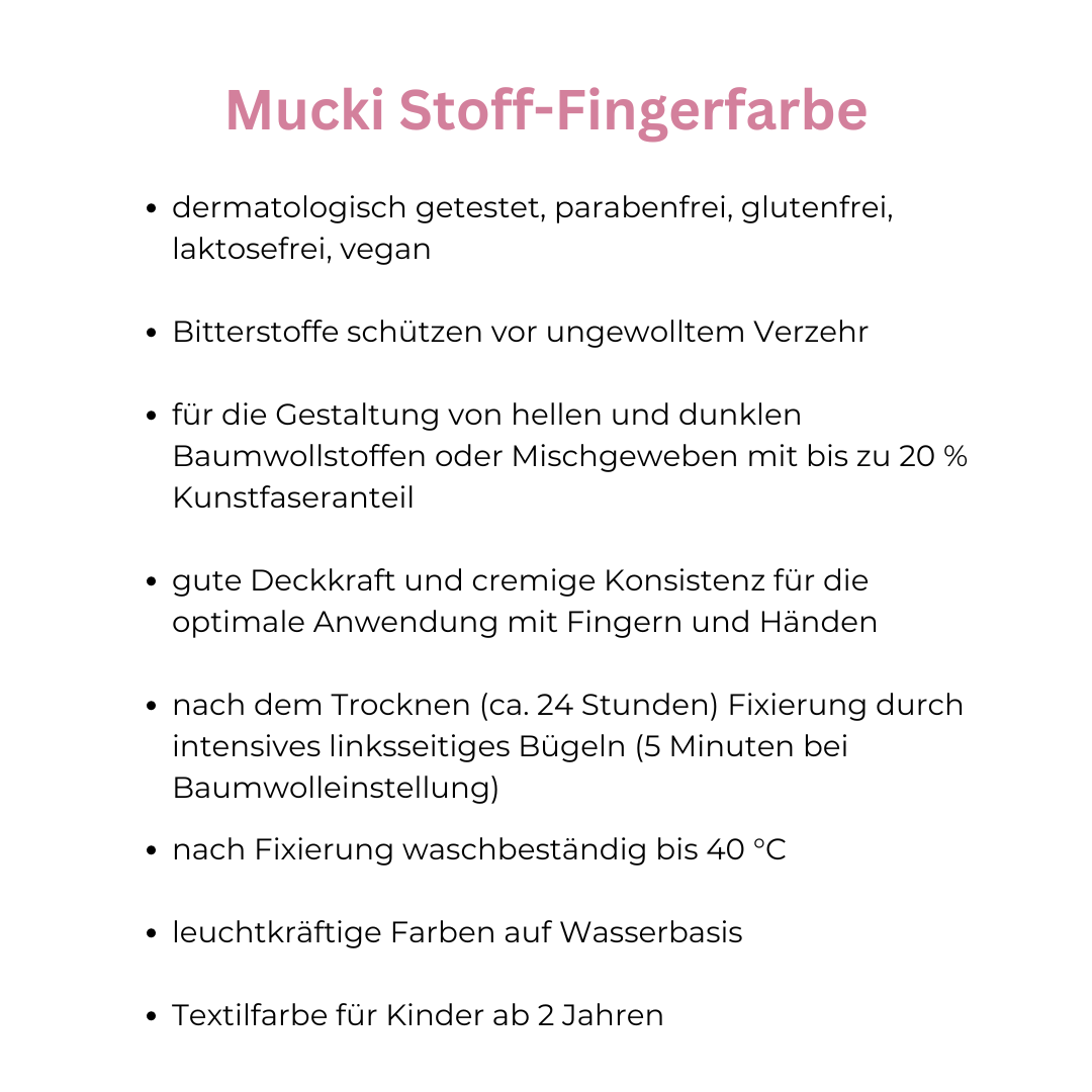 Stoff-Fingerfarbe